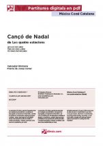 Cançó de Nadal (de Les quatre estacions)-Christmas-Música vocal (separate PDF copy)-Scores Advanced