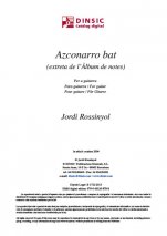 Azconarro bat-Àlbum de notes (peces soltes en pdf)-Partitures Bàsic