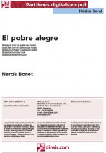 El pobre alegre-Música coral catalana (piezas sueltas en pdf)-Partituras Intermedio
