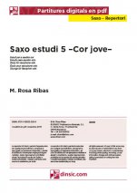 Saxo estudi 5 –Cor jove–-Saxo Repertoire (separate PDF pieces)-Scores Elementary