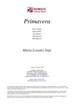 Primavera-Música instrumental (publicación en pdf)-Partituras Intermedio