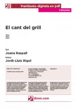 El cant del grill-Cançoner (cançons soltes en pdf)-Partitures Bàsic