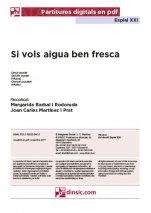 Si vols aigua ben fresca-Esplai XXI (peces soltes en pdf)-Escuelas de Música i Conservatorios Grado Elemental-La música en la educación general Educació Primària-La música en la educación general Educación Secundaria-Partituras Básico