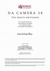 Da Camera 28: Three American Dances for Saxophone Quartet