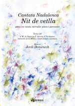 Cantata Nadalenca Nit de vetlla. Versión con piano y percussión. (Partitura general)-Música vocal (publicación en papel)-Partituras Básico-Partituras Intermedio