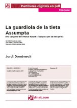 La guardiola de la tieta Assumpta-Cançoner (cançons soltes en pdf)-Escoles de Música i Conservatoris Grau Elemental-Partitures Bàsic