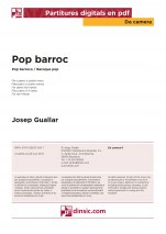 Pop barroc-Da Camera (peces soltes en pdf)-Partitures Bàsic