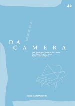Da Camera 42: cinco piezas para flauta de pico y piano-Da Camera (publicación en papel)-Escuelas de Música i Conservatorios Grado Superior-Partituras Avanzado