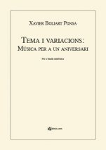 Tema i variacions: Música per a un aniversari-Materials per a banda simfònica-Partitures Avançat