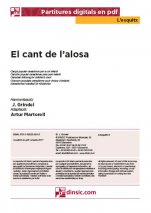 El cant de l’alosa-L'Esquitx (peces soltes en pdf)-Escoles de Música i Conservatoris Grau Elemental-Partitures Bàsic