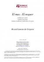 El Mas - El Noguer-Instrumental Music (digital PDF copy)-Scores Intermediate