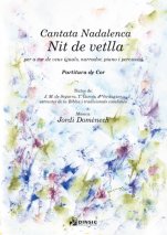 Cantata Nadalenca Nit de vetlla. Versió per a veus iguals, piano i percussió. (Partitura del cor)-Música vocal (paper copy)-Scores Elementary-Scores Intermediate