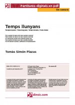 Temps llunyans-Da Camera (separate PDF pieces)-Music Schools and Conservatoires Elementary Level-Scores Elementary