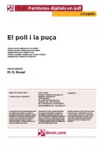 El poll i la puça-L'Esquitx (peces soltes en pdf)-Escoles de Música i Conservatoris Grau Elemental-Partitures Bàsic