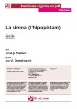 La sirena (l’hipopòtam)-Cançoner (cançons soltes en pdf)-Partitures Bàsic