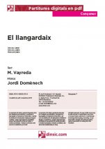 El llangardaix-Cançoner (cançons soltes en pdf)-Partitures Bàsic