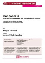 Cançoner 3-Cançoner (digital PDF copy)-Scores Elementary