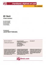 El lleó-Da Camera (piezas sueltas en pdf)-Escuelas de Música i Conservatorios Grado Elemental-Partituras Básico
