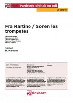 Fra Martino - Sonen les trompetes-L'Esquitx (piezas sueltas en pdf)-Escuelas de Música i Conservatorios Grado Elemental-Partituras Básico