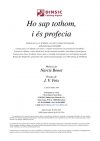 Ho sap tothom i és profecia (Vocal score)