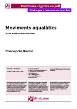 Moviments aqualàtics-Música para instrumentos de cobla (publicación en pdf)-Música Tradicional Catalunya