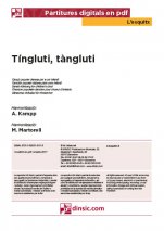 Tíngluti, tàngluti-L'Esquitx (piezas sueltas en pdf)-Escuelas de Música i Conservatorios Grado Elemental-Partituras Básico
