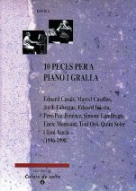 10 peces per a piano i gralla-Calaix de solfa-Música Tradicional Catalunya-Partitures Intermig