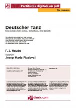 Deutscher Tanz-Da Camera (peces soltes en pdf)-Escoles de Música i Conservatoris Grau Elemental-Partitures Bàsic