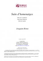 Suite d'homenatges-Instrumental Music (digital PDF copy)-Scores Intermediate