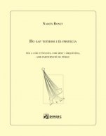 Ho sap tothom i és profecia (versió completa) (MO)-Navidad-Materials d'orquestra-Partituras Avanzado