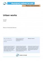 Urban works-Música per a piano (publicació en pdf - Notes in Cloud)-Partitures Avançat