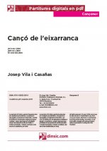 Cançó de l'eixarranca-Cançoner (separate PDF pieces)-Music Schools and Conservatoires Elementary Level-Scores Elementary