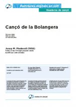 Cançó de la Bolangera-Quaderns de cançó (peces soltes en pdf)-Escoles de Música i Conservatoris Grau Mitjà-Partitures Intermig