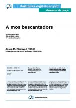 A mos bescantors-Quaderns de cançó (peces soltes en pdf)-Escoles de Música i Conservatoris Grau Superior-Partitures Avançat