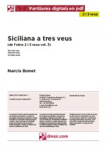 Siciliana a tres veus-2-3 veus (separate PDF pieces)-Music Schools and Conservatoires Elementary Level