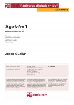 Agafa’m 1-Da Camera (peces soltes en pdf)-Partitures Bàsic