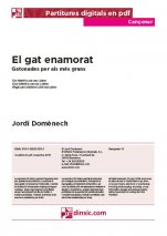El gat enamorat-Cançoner (cançons soltes en pdf)-Escoles de Música i Conservatoris Grau Elemental-Partitures Bàsic