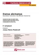 Dansa alemanya-Da Camera (separate PDF pieces)-Music Schools and Conservatoires Elementary Level-Scores Elementary