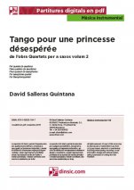 Tango pour une princesse désespérée-Música instrumental (piezas sueltas en pdf)-Partituras Avanzado