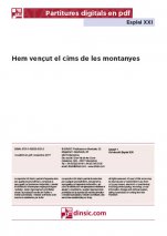 Hem vençut el cims de les montanyes-Esplai XXI (peces soltes en pdf)-Partitures Bàsic
