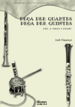 Peça per quartes. Peça per quintes-Música per a instruments de cobla (publicació en paper)-Partitures Intermig