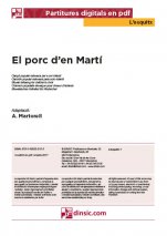 El porc d'en Martí-L'Esquitx (separate PDF pieces)-Music Schools and Conservatoires Elementary Level-Scores Elementary