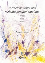 Variacions sobre una melodia popular catalana-Música instrumental (publicació en paper)-Escoles de Música i Conservatoris Grau Superior-Partitures Avançat