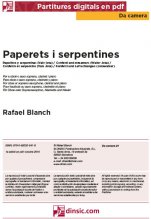 Paperets i serpentines-Da Camera (piezas sueltas en pdf)-Partituras Básico
