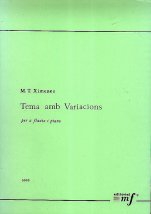 Tema amb variacions-Música instrumental (publicación en papel)-Partituras Básico