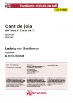 Cant de joia-2-3 veus (separate PDF pieces)-Music Schools and Conservatoires Elementary Level