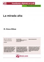 La mirada alta-Música instrumental (peces soltes en pdf)-Escoles de Música i Conservatoris Grau Mitjà-Música Tradicional Catalunya-Partitures Intermig