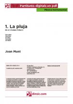 La pluja-Música instrumental (peces soltes en pdf)-Partitures Bàsic
