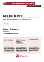 Eco del teatre-Quadern Schumann (separate PDF pieces)-Music Schools and Conservatoires Elementary Level-Scores Elementary