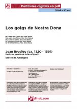 Los goigs de Nostra Dona-Música coral catalana (piezas sueltas en pdf)-Partituras Intermedio